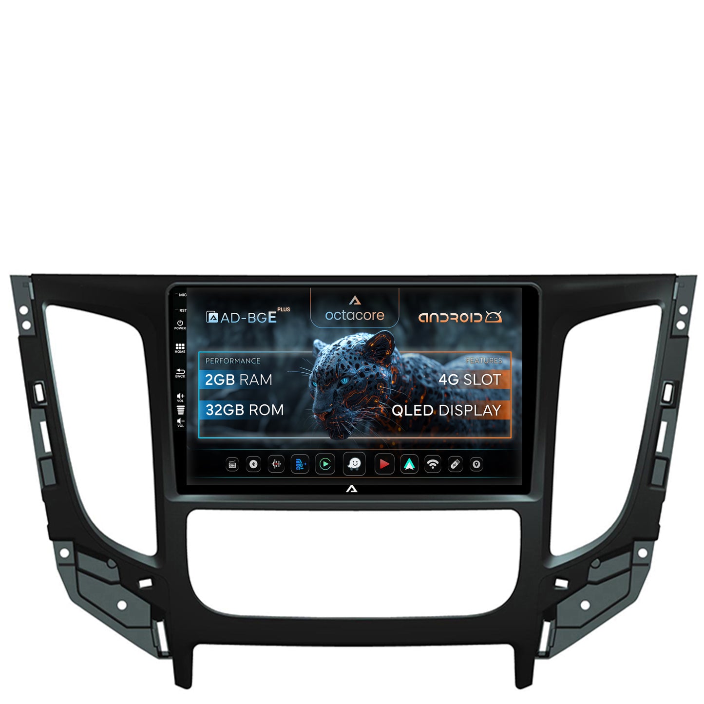Navigatie Mitsubishi L200 (2014-2020), Android, E-Octacore / 2GB RAM + 32GB ROM, 9 Inch - AD-BGE9002+AD-BGRKIT274