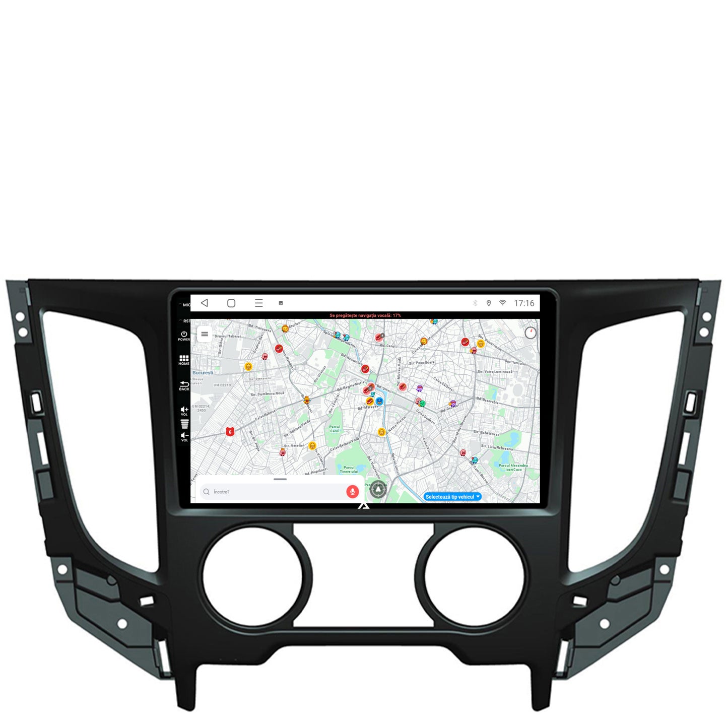 Navigatie Mitsubishi L200 (2014-2020), Android, P-Octacore / 2GB RAM + 32GB ROM, 9 Inch - AD-BGP9002+AD-BGRKIT273