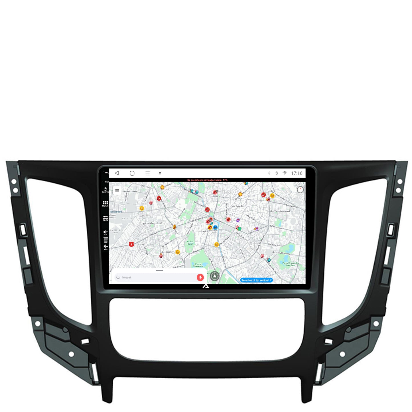 Navigatie Mitsubishi L200 (2014-2020), Android, P-Octacore / 2GB RAM + 32GB ROM, 9 Inch - AD-BGP9002+AD-BGRKIT274