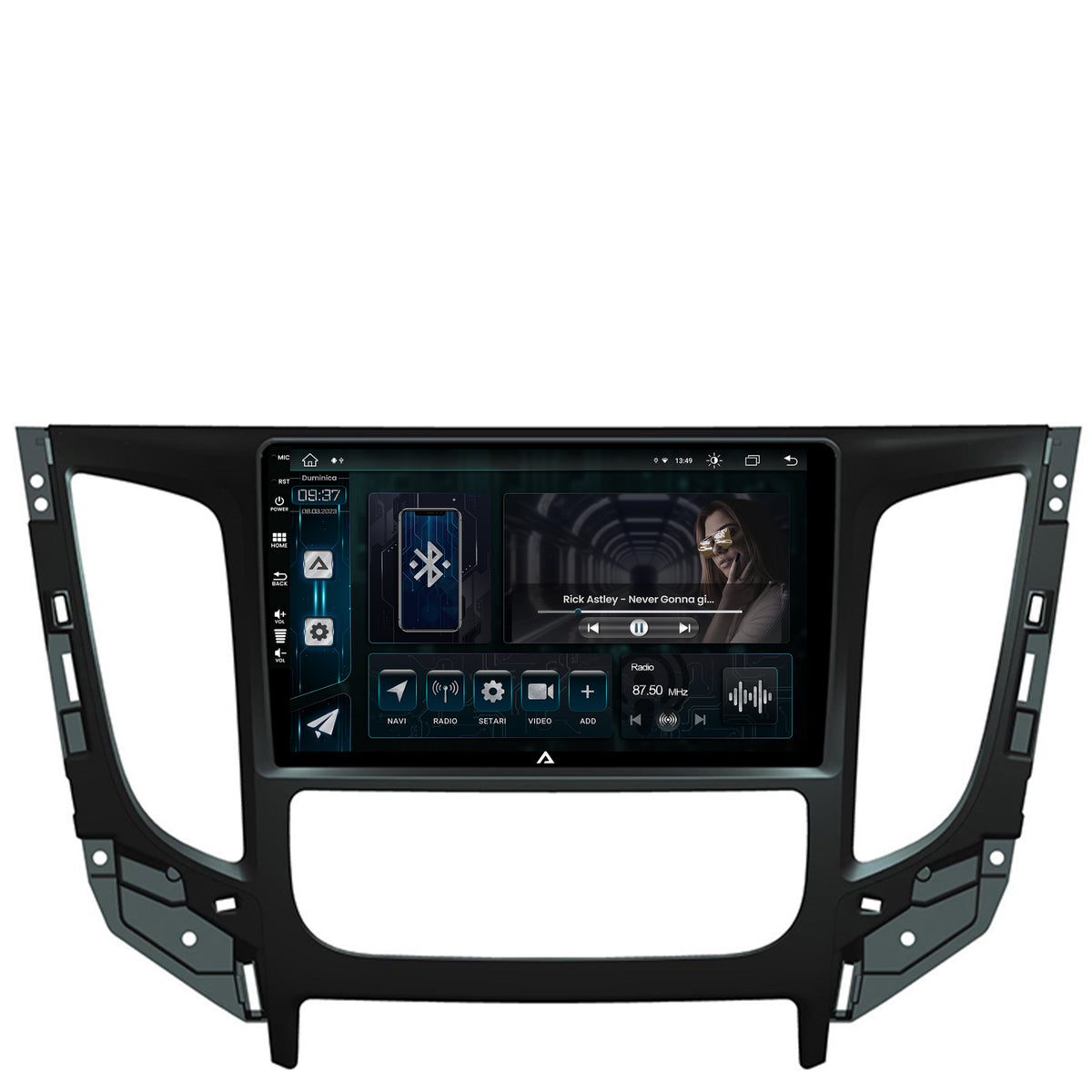 Navigatie Mitsubishi L200 (2014-2020), Android, Z-Octacore / 8GB RAM + 256GB ROM, 9 Inch - AD-BGZ9008+AD-BGRKIT274