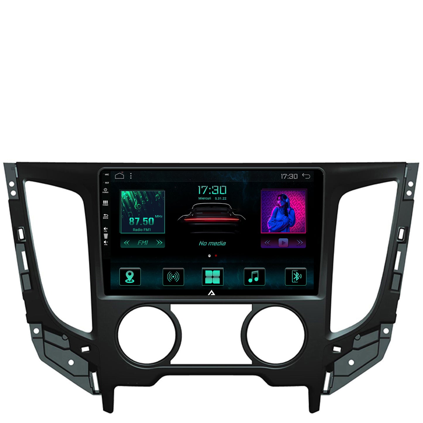 Navigatie Mitsubishi L200 (2014-2020), Android, A-Octacore / 4GB RAM + 64GB ROM, 9 Inch - AD-BGA9004+AD-BGRKIT273