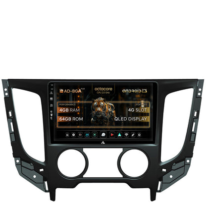 Navigatie Mitsubishi L200 (2014-2020), Android, A-Octacore / 4GB RAM + 64GB ROM, 9 Inch - AD-BGA9004+AD-BGRKIT273