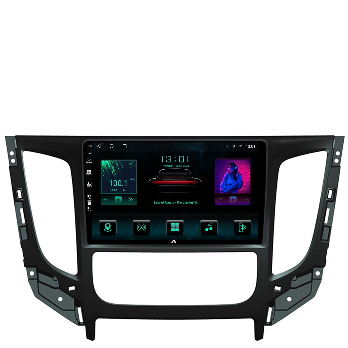 Navigatie Mitsubishi L200 (2014-2020), Android, A-Octacore / 4GB RAM + 64GB ROM, 9 Inch - AD-BGA9004+AD-BGRKIT274