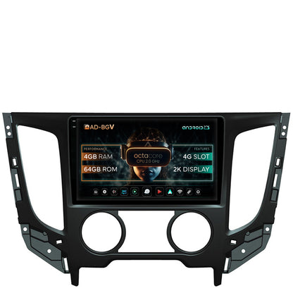 Navigatie Mitsubishi L200 (2014-2020), Android, V-Octacore / 4GB RAM + 64GB ROM, 9.5 Inch - AD-BGV9004+AD-BGRKIT273