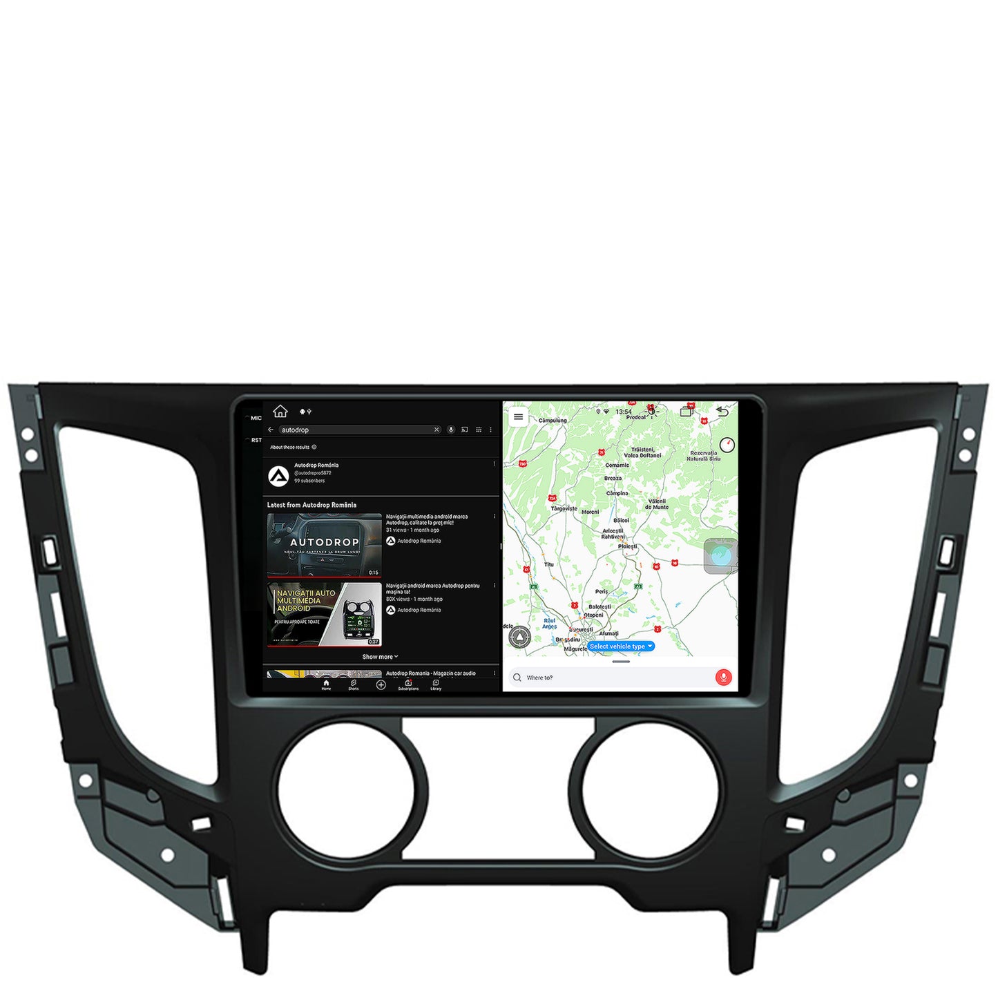 Navigatie Mitsubishi L200 (2014-2020), Android, V-Octacore / 4GB RAM + 64GB ROM, 9.5 Inch - AD-BGV9004+AD-BGRKIT273