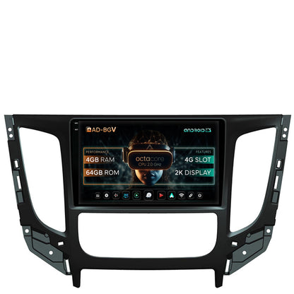 Navigatie Mitsubishi L200 (2014-2020), Android, V-Octacore / 4GB RAM + 64GB ROM, 9.5 Inch - AD-BGV9004+AD-BGRKIT274