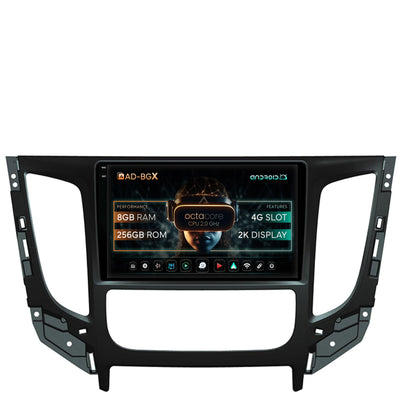 Navigatie Mitsubishi L200 (2014-2020), Android, X-Octacore / 8GB RAM + 256GB ROM, 9.5 Inch - AD-BGX9008+AD-BGRKIT274