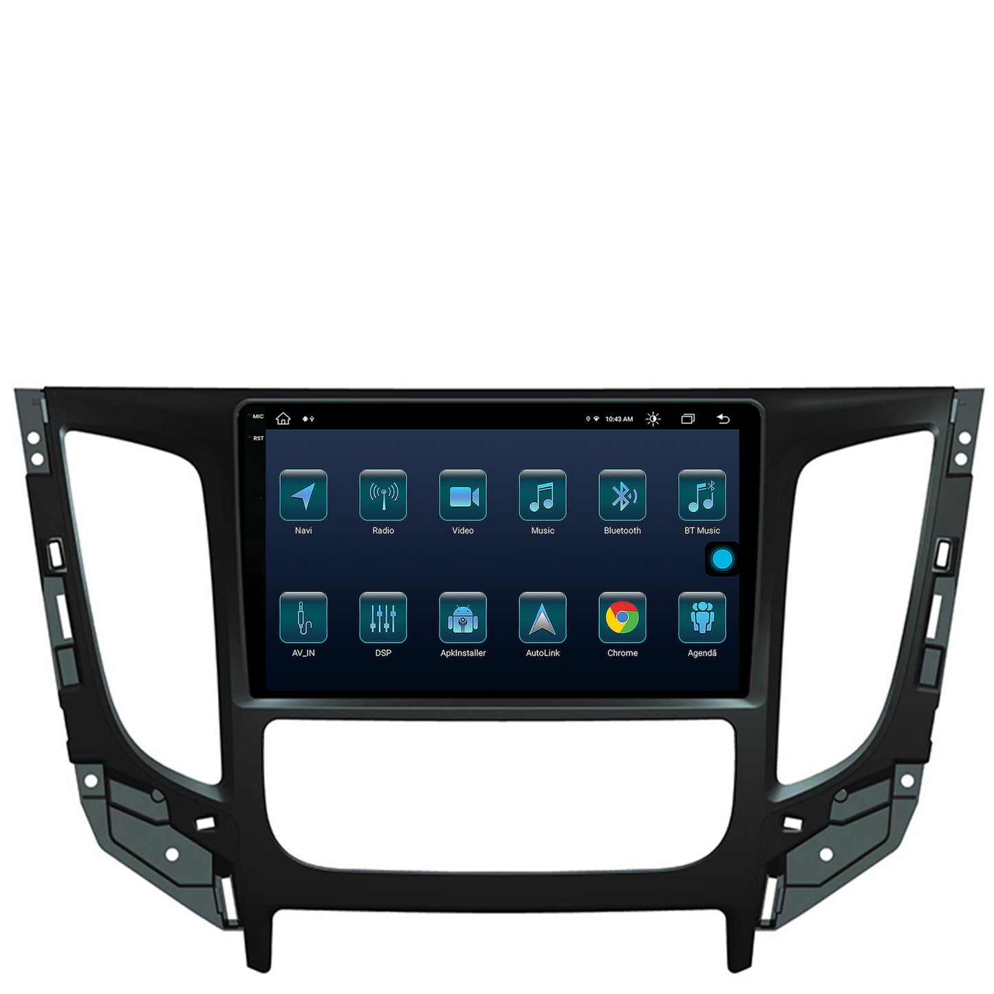 Navigatie Mitsubishi L200 (2014-2020), Android, X-Octacore / 8GB RAM + 256GB ROM, 9.5 Inch - AD-BGX9008+AD-BGRKIT274
