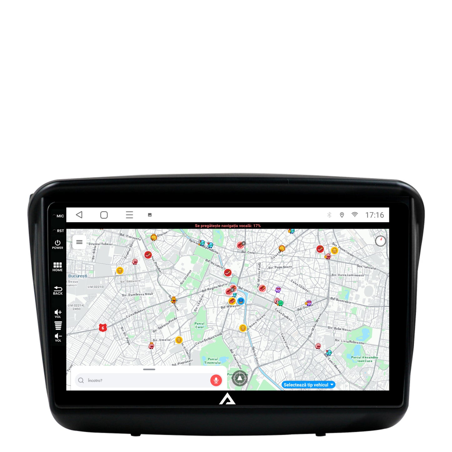 Navigatie Mitsubishi L200 / Pajero Sport, Android, E-Octacore / 2GB RAM + 32GB ROM, 9 Inch - AD-BGE9002+AD-BGRKIT278