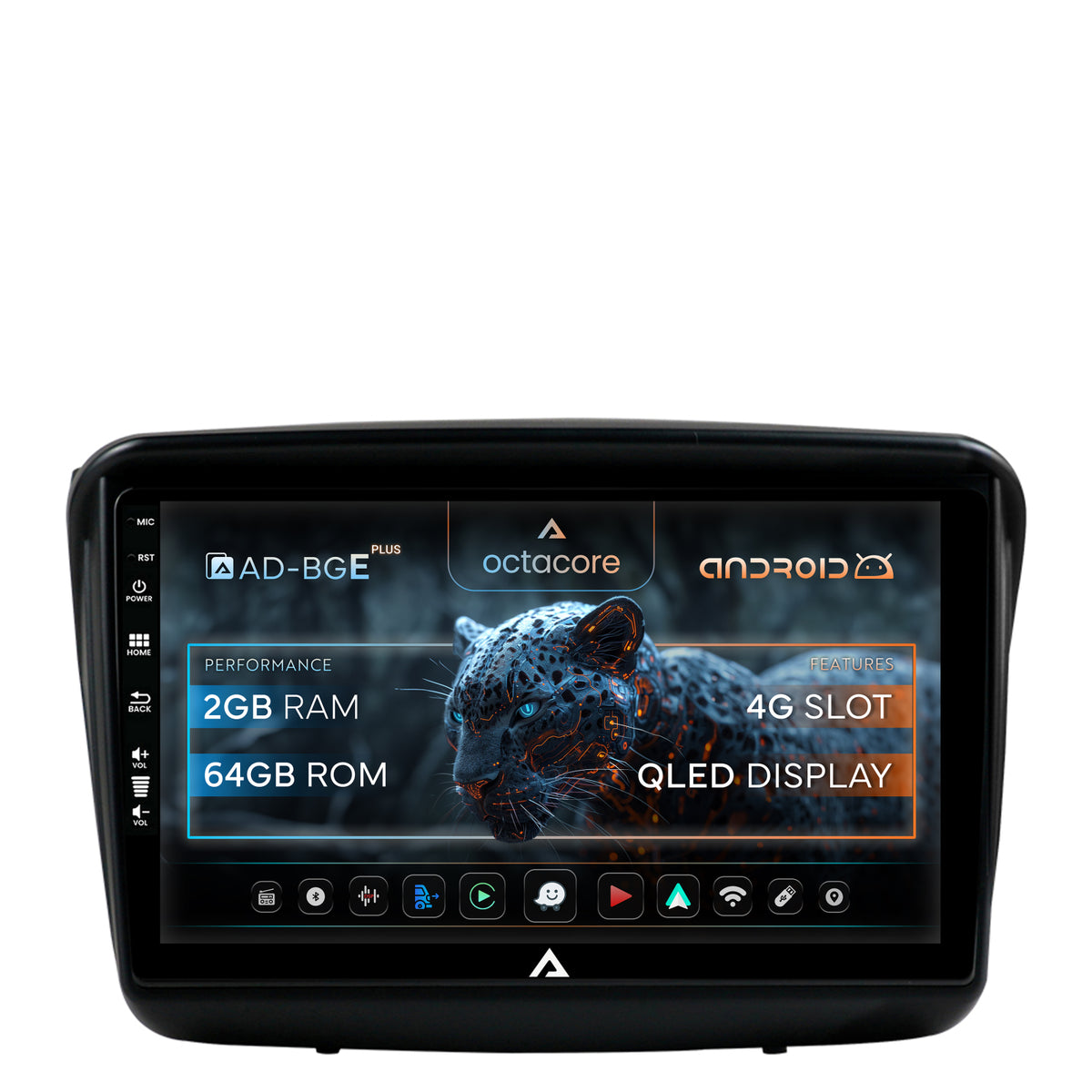 Navigatie Mitsubishi L200 / Pajero Sport, Android, E-Octacore / 2GB RAM + 32GB ROM, 9 Inch - AD-BGE9002+AD-BGRKIT278