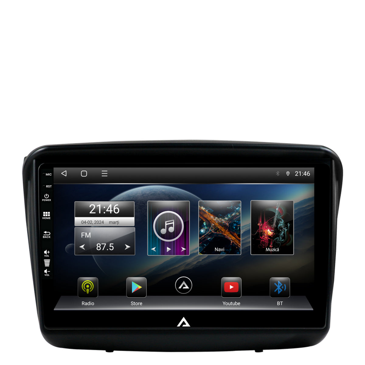 Navigatie Mitsubishi L200 / Pajero Sport, Android, P-Octacore / 2GB RAM + 32 GB ROM, 9 Inch - AD-BGP9002+AD-BGRKIT278