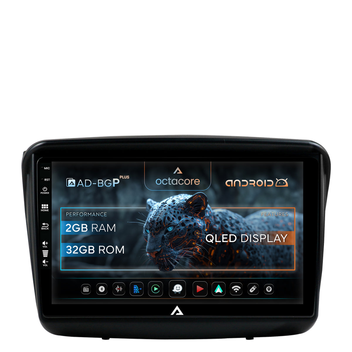Navigatie Mitsubishi L200 / Pajero Sport, Android, P-Octacore / 2GB RAM + 32 GB ROM, 9 Inch - AD-BGP9002+AD-BGRKIT278