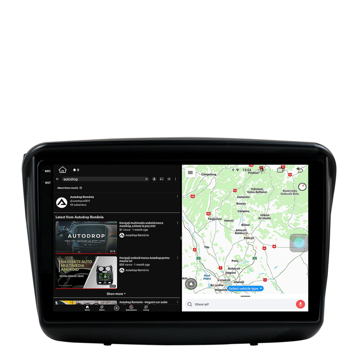Navigatie Mitsubishi L200 / Pajero Sport, Android, X-Octacore / 8GB RAM + 256GB ROM, 9.5 Inch - AD-BGX9008+AD-BGRKIT278