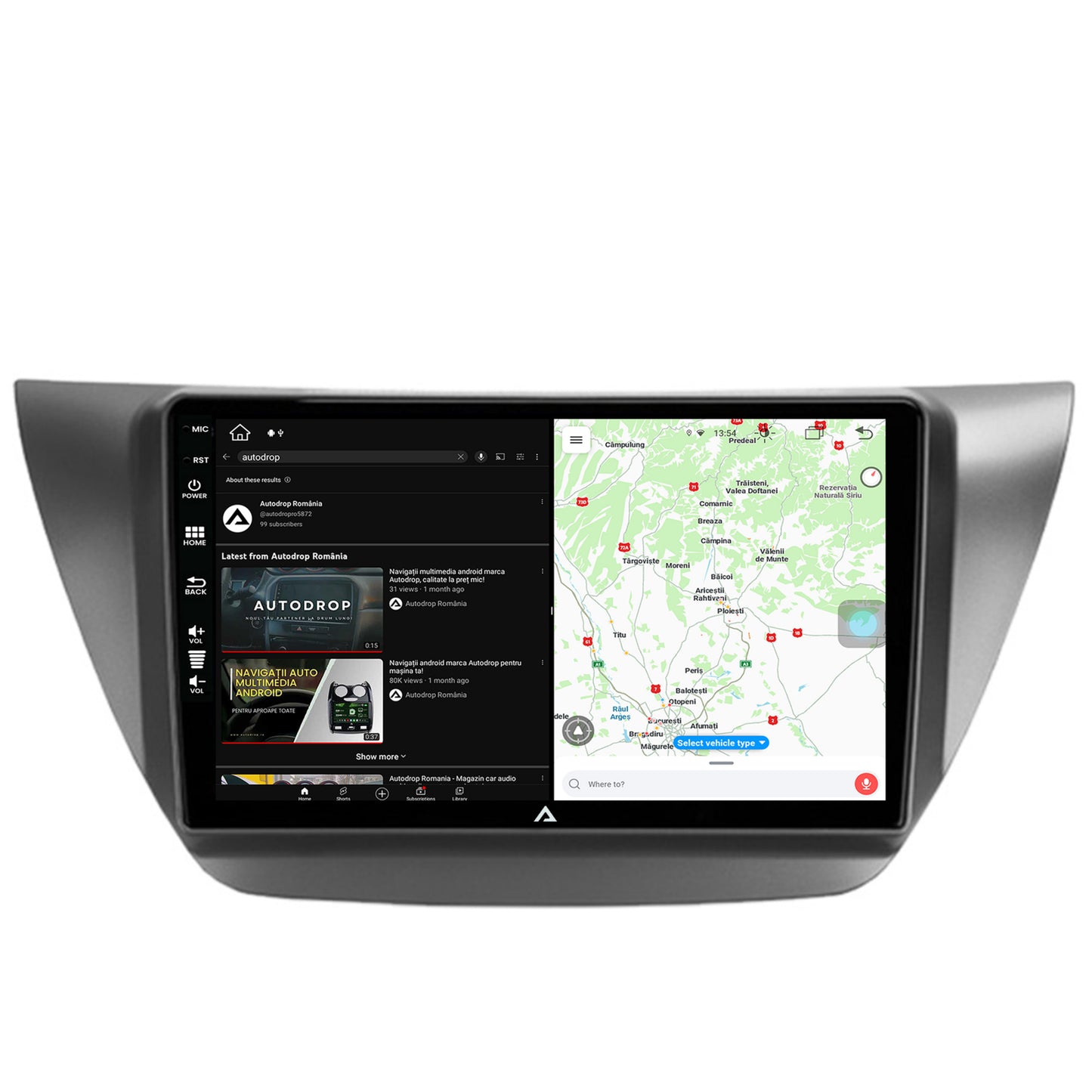 Navigatie Mitsubishi Lancer (2003-2007), Android, Z-Octacore / 8GB RAM + 256GB ROM, 9 Inch - AD-BGZ9008+AD-BGRKIT282