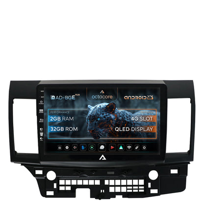 Navigatie Mitsubishi Lancer (2007-2016), Android, E-Octacore / 2GB RAM + 32GB ROM, 10.1 Inch - AD-BGE10002+AD-BGRKIT269