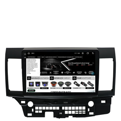 Navigatie Mitsubishi Lancer (2007-2016), Android, V-Octacore / 4GB RAM + 64GB ROM, 10.36 Inch - AD-BGV10004+AD-BGRKIT269