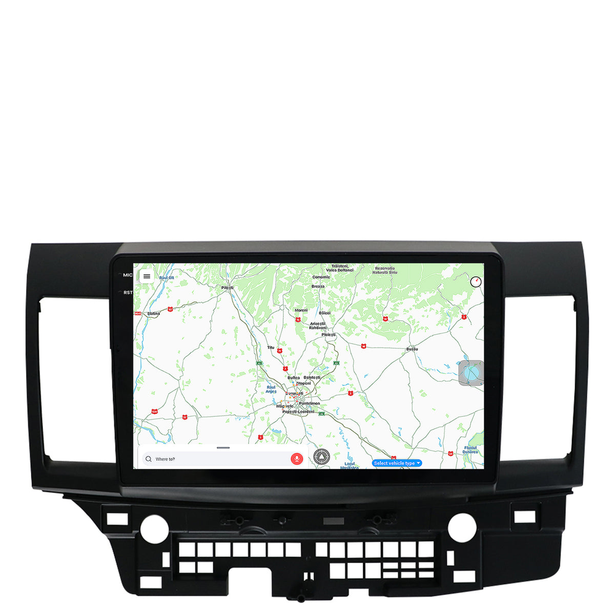 Navigatie Mitsubishi Lancer (2007-2016), Android, X-Octacore / 8GB RAM + 256GB ROM, 10.36 Inch - AD-BGX10008+AD-BGRKIT269