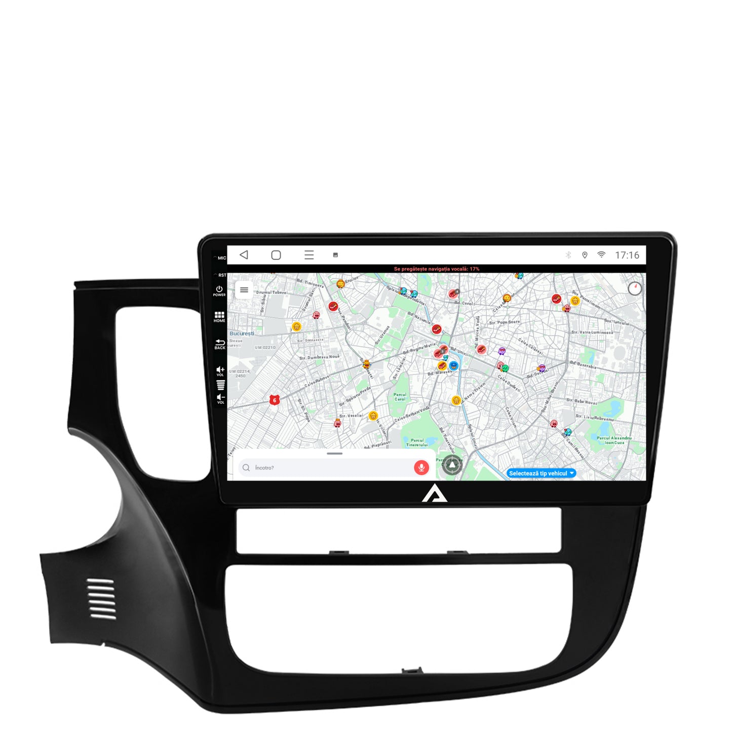 Navigatie Mitsubishi Outlander (2013-2020), Android, E-Octacore / 2GB RAM + 32GB ROM, 10.1 Inch - AD-BGE10002+AD-BGRKIT268