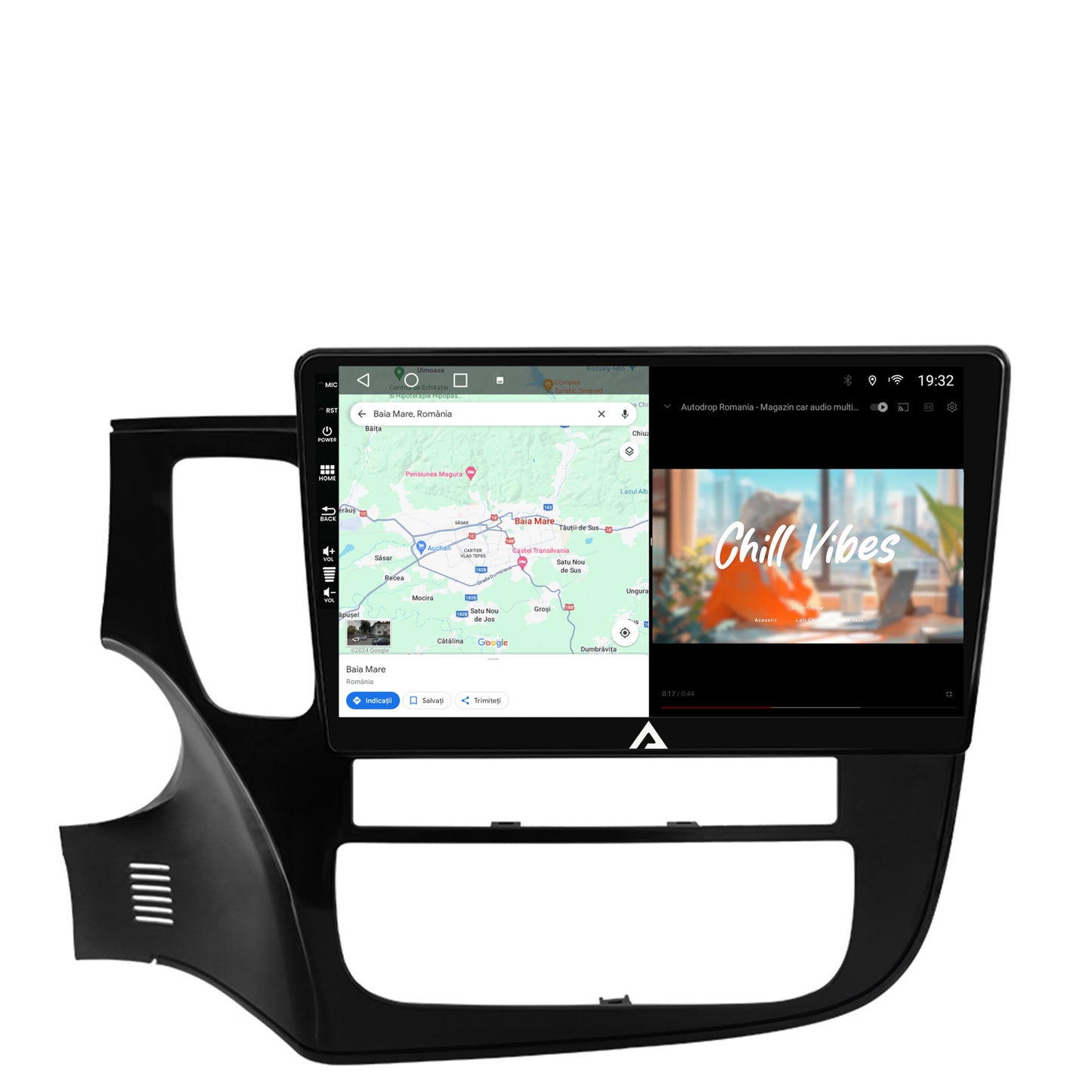 Navigatie Mitsubishi Outlander (2013-2020), Android, A-Octacore / 4GB RAM + 64GB ROM, 10.1 Inch - AD-BGA10004+AD-BGRKIT268