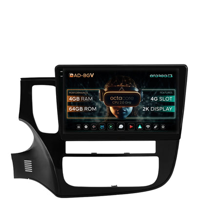 Navigatie Mitsubishi Outlander (2013-2020), Android, V-Octacore / 4GB RAM + 64GB ROM, 10.36 Inch - AD-BGV10004+AD-BGRKIT268