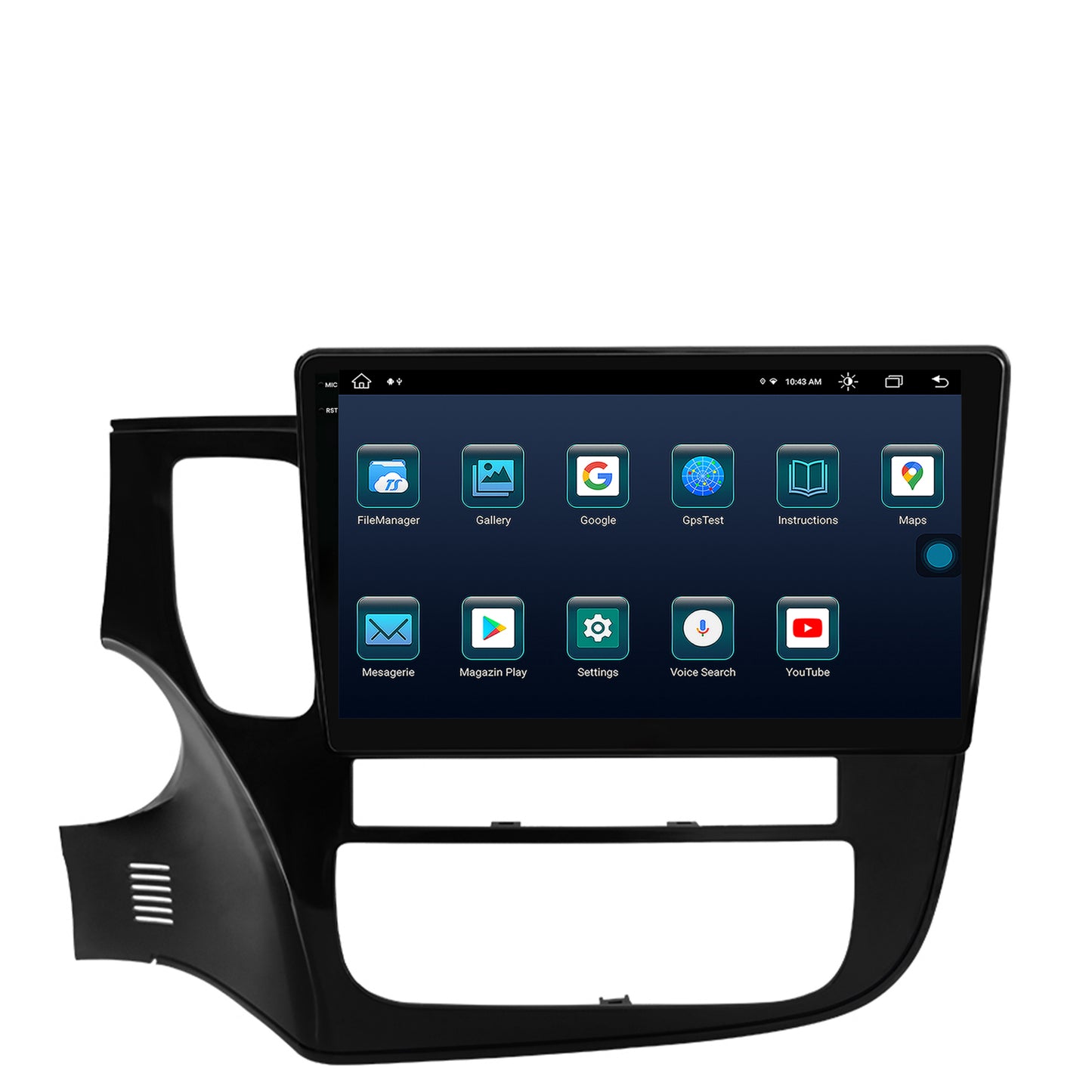 Navigatie Mitsubishi Outlander (2013-2020), Android, X-Octacore / 8GB RAM + 256GB ROM, 10.36 Inch - AD-BGX10008+AD-BGRKIT268