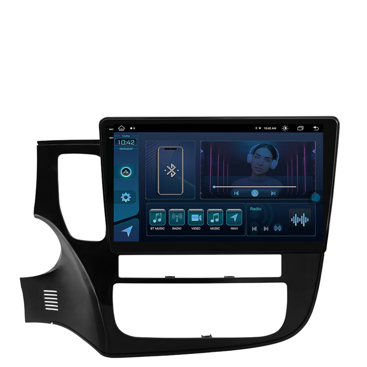 Navigatie Mitsubishi Outlander (2013-2020), Android, X-Octacore / 8GB RAM + 256GB ROM, 10.36 Inch - AD-BGX10008+AD-BGRKIT268