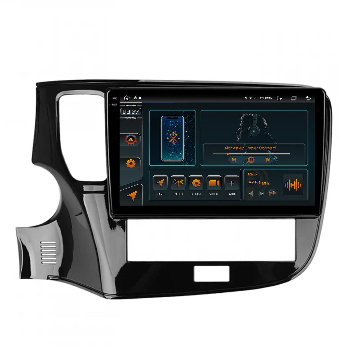 Navigatie Mitsubishi Outlander (2019-2021), Android, V-Octacore / 4GB RAM + 64GB ROM, 10.36 Inch - AD-BGV10004+AD-BGRKIT281