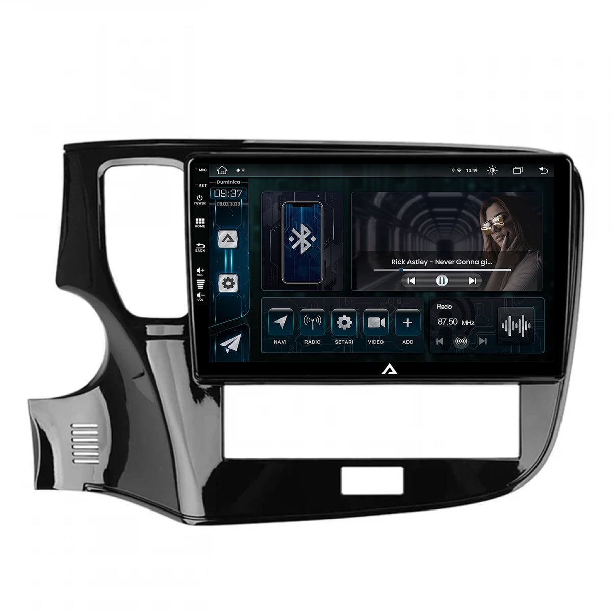 Navigatie Mitsubishi Outlander (2019-2021), Android, Z-Octacore / 8GB RAM + 256GB ROM, 10.1 Inch - AD-BGZ10008+AD-BGRKIT281