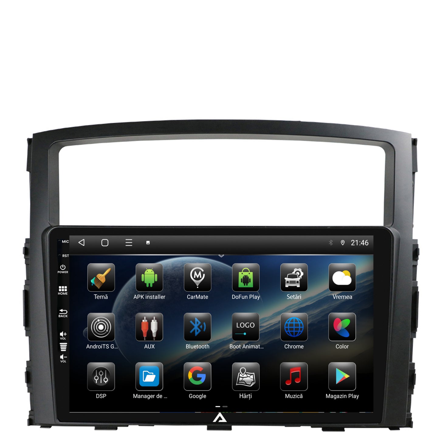Navigatie Mitsubishi Pajero (2006-2014), Android, P-Octacore / 2GB RAM + 32GB ROM, 9 Inch - AD-BGP9002+AD-BGRKIT271