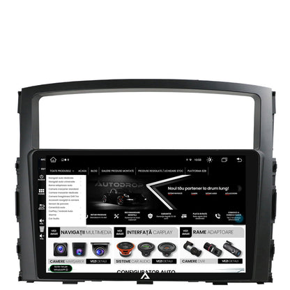Navigatie Mitsubishi Pajero (2006-2014), Android, Z-Octacore / 8GB RAM + 256GB ROM, 9 Inch - AD-BGZ9008+AD-BGRKIT271