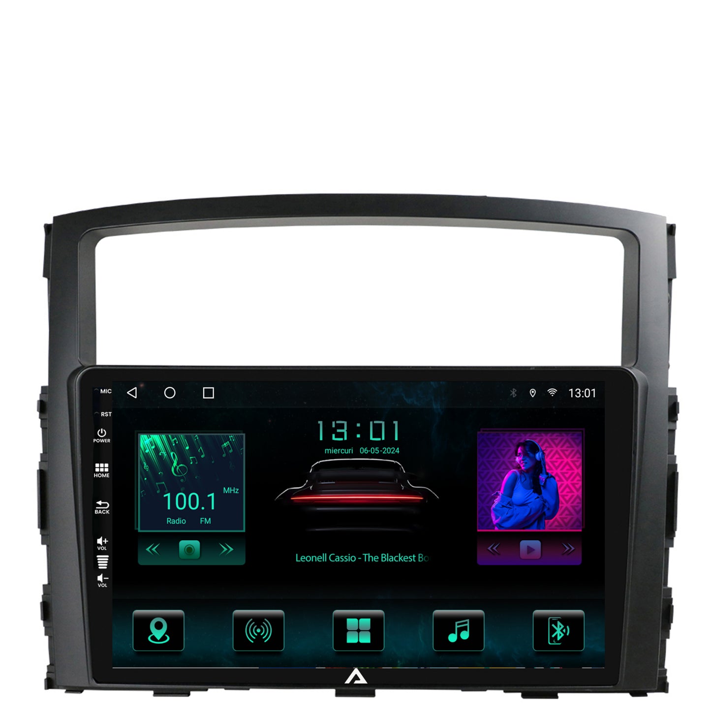 Navigatie Mitsubishi Pajero (2006-2014), Android, A-Octacore / 4GB RAM + 64GB ROM, 9 Inch - AD-BGA9004+AD-BGRKIT271