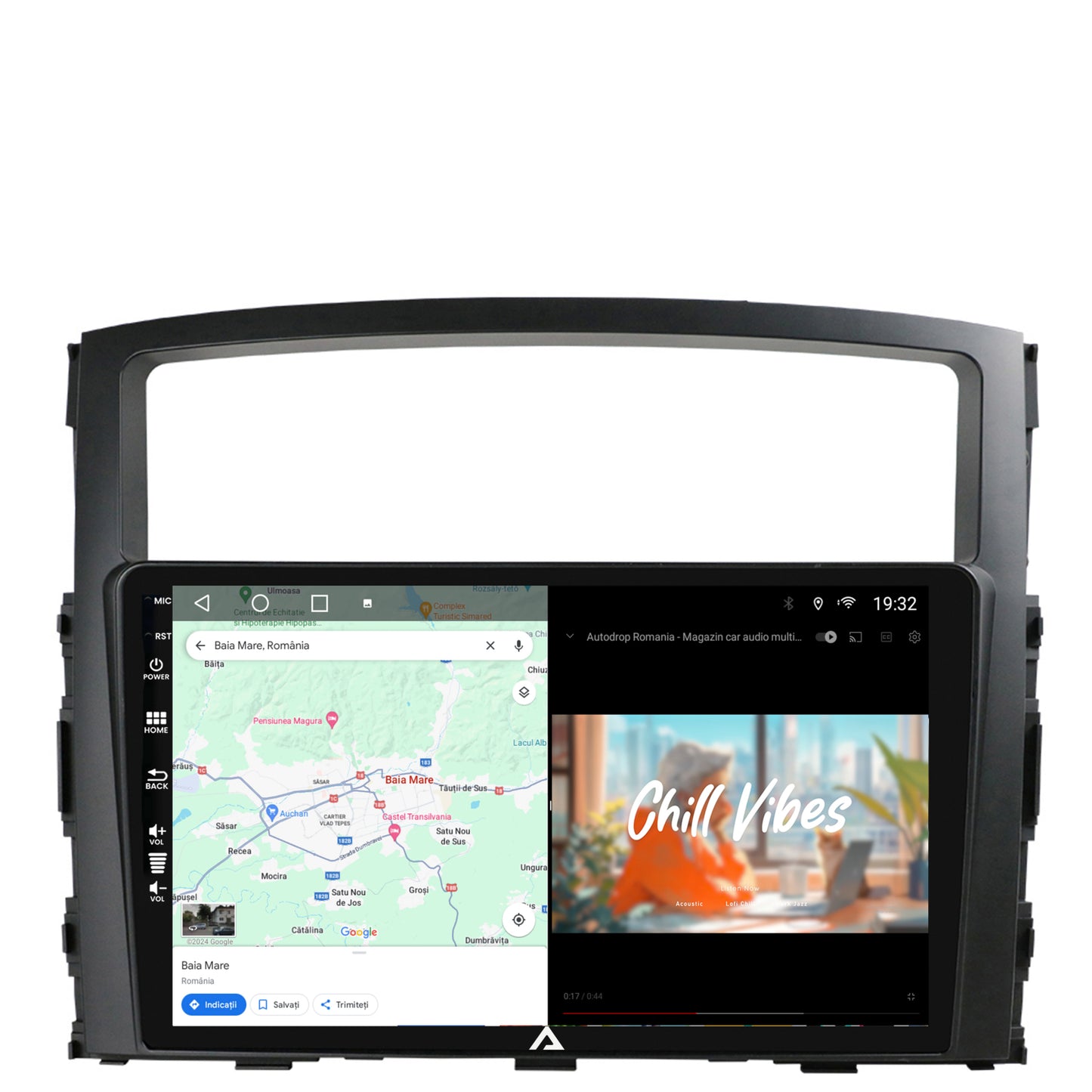 Navigatie Mitsubishi Pajero (2006-2014), Android, A-Octacore / 4GB RAM + 64GB ROM, 9 Inch - AD-BGA9004+AD-BGRKIT271