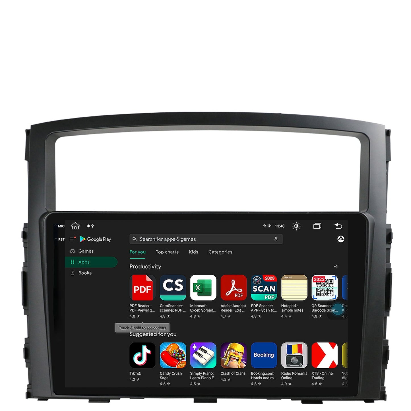Navigatie Mitsubishi Pajero (2006-2014), Android, X-Octacore / 8GB RAM + 256GB ROM, 9.5 Inch - AD-BGX9008+AD-BGRKIT271