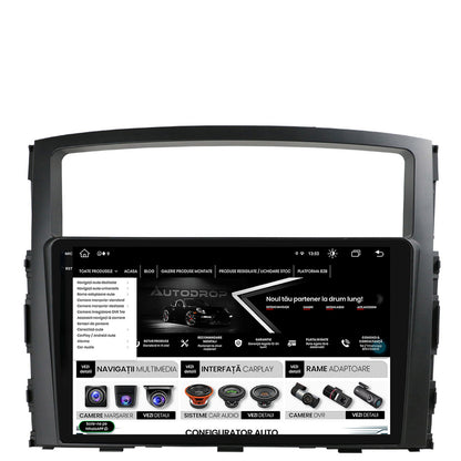 Navigatie Mitsubishi Pajero (2006-2014), Android, X-Octacore / 8GB RAM + 256GB ROM, 9.5 Inch - AD-BGX9008+AD-BGRKIT271