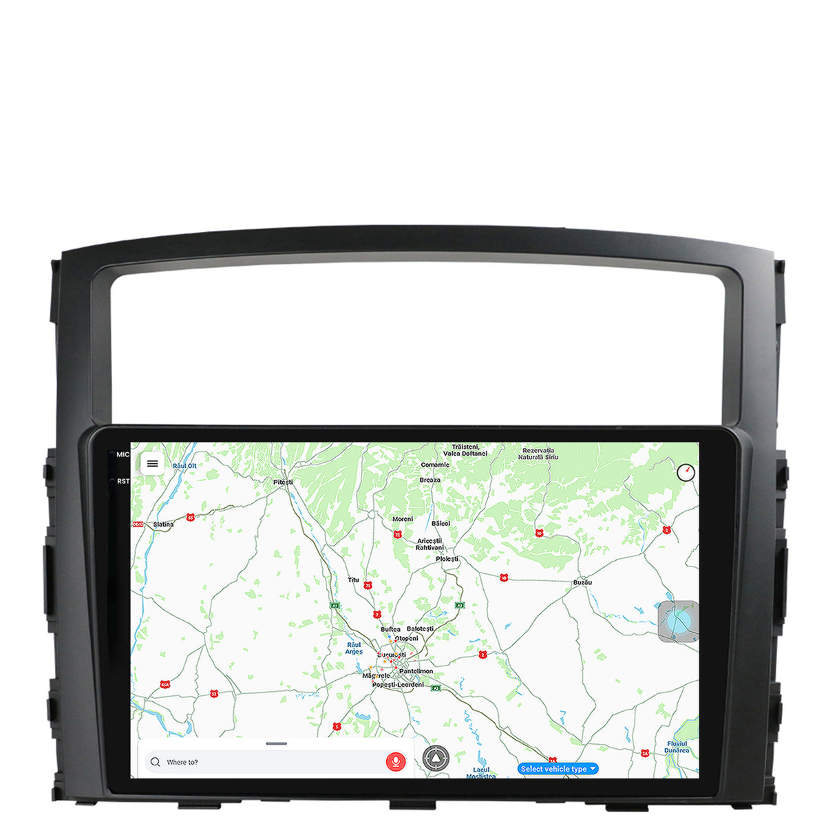 Navigatie Mitsubishi Pajero (2006-2014), Android, X-Octacore / 8GB RAM + 256GB ROM, 9.5 Inch - AD-BGX9008+AD-BGRKIT271