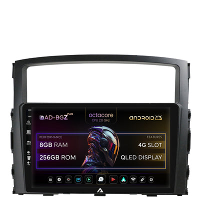 Navigatie Mitsubishi Pajero (2006-2014), Android, Z-Octacore / 8GB RAM + 256GB ROM, 9 Inch - AD-BGZ9008+AD-BGRKIT271