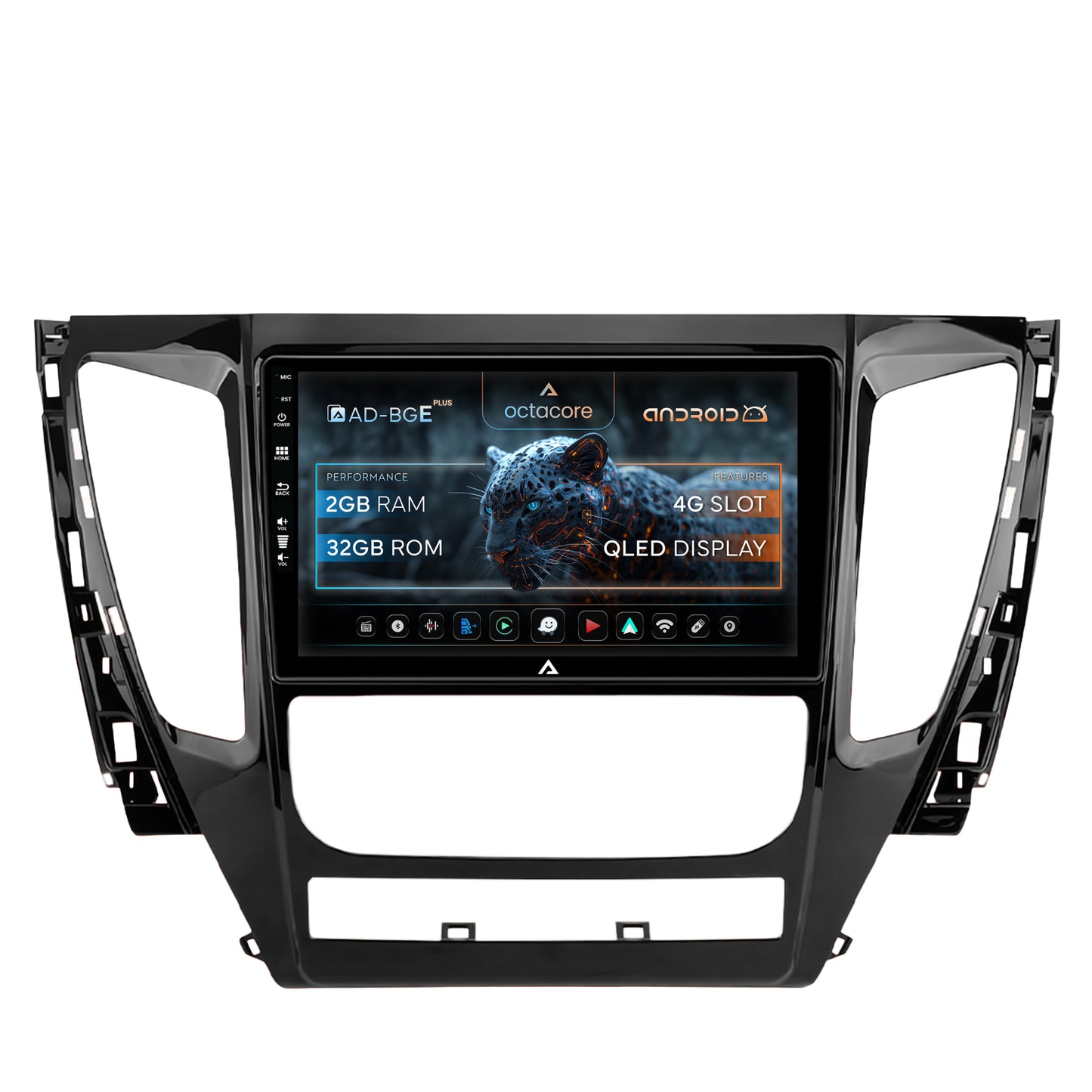 Navigatie Mitsubishi Pajero (2016-2018), Android, E-Octacore / 2GB RAM + 32GB ROM, 9 Inch - AD-BGE9002+AD-BGRKIT270