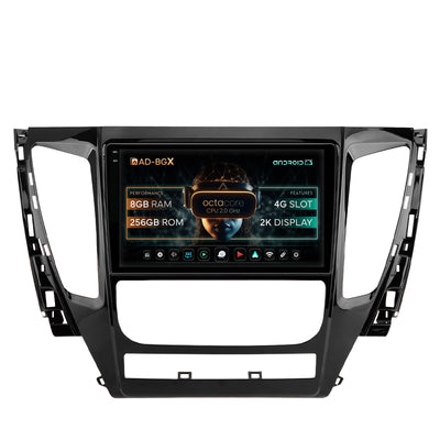 Navigatie Mitsubishi Pajero (2016-2018), Android, X-Octacore / 8GB RAM + 256GB ROM, 9.5 Inch - AD-BGX9008+AD-BGRKIT270