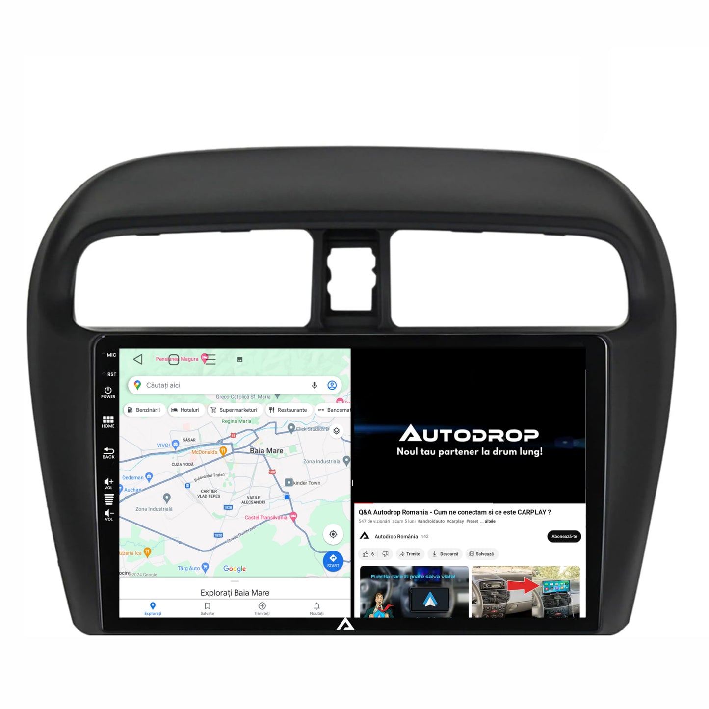 Navigatie Mitsubishi Space Star / Mirage / Attrage, Android, E-Octacore / 2GB RAM + 32GB ROM, 9 Inch - AD-BGE9002+AD-BGRKIT267V3