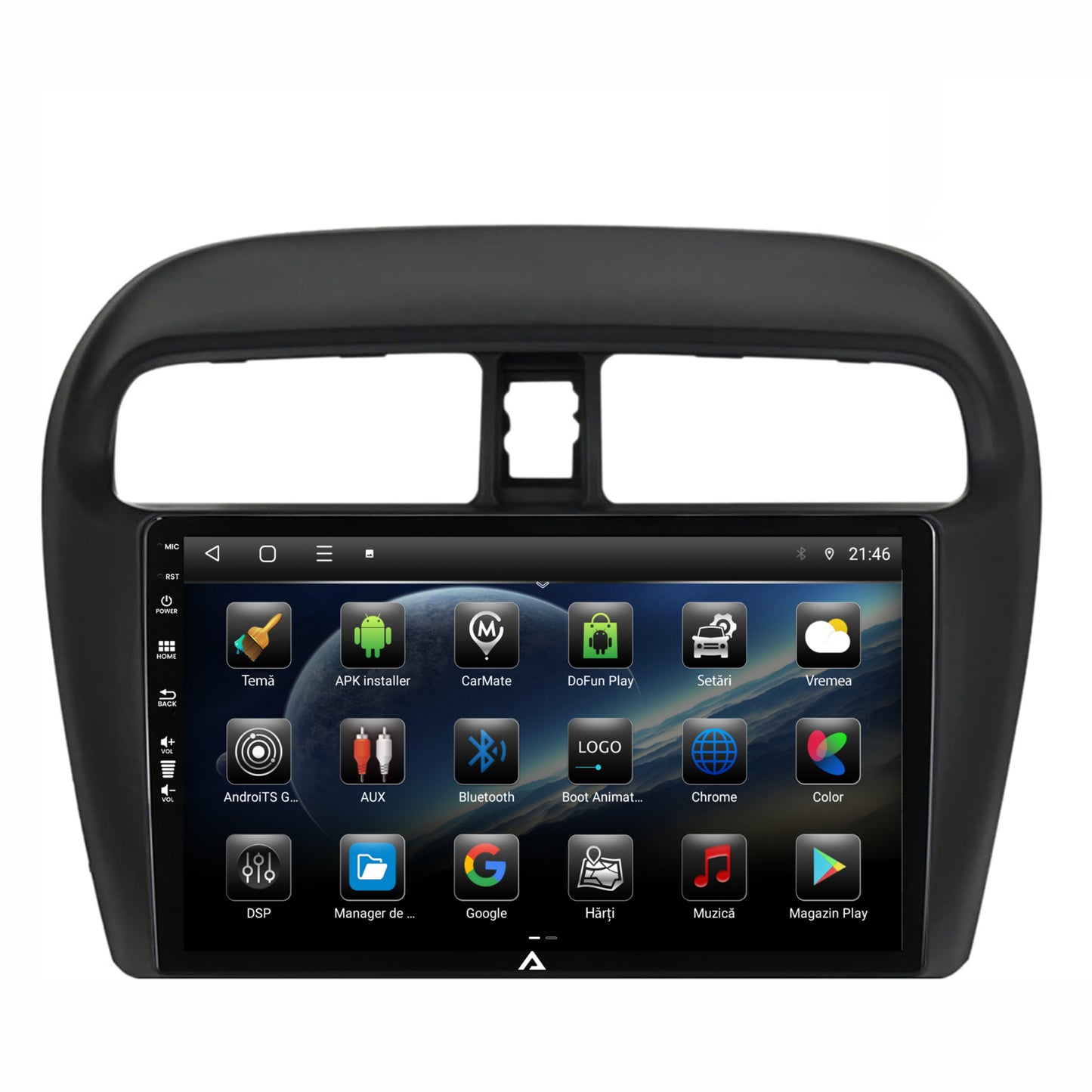 Navigatie Mitsubishi Space Star / Mirage / Attrage, Android, P-Octacore / 2GB RAM + 32GB ROM, 9 Inch - AD-BGP9002+AD-BGRKIT267V3