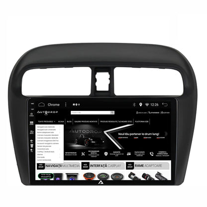 Navigatie Mitsubishi Space Star / Mirage / Attrage, Android, A-Octacore / 4GB RAM + 64GB ROM, 9 Inch - AD-BGA9004+AD-BGRKIT267V3
