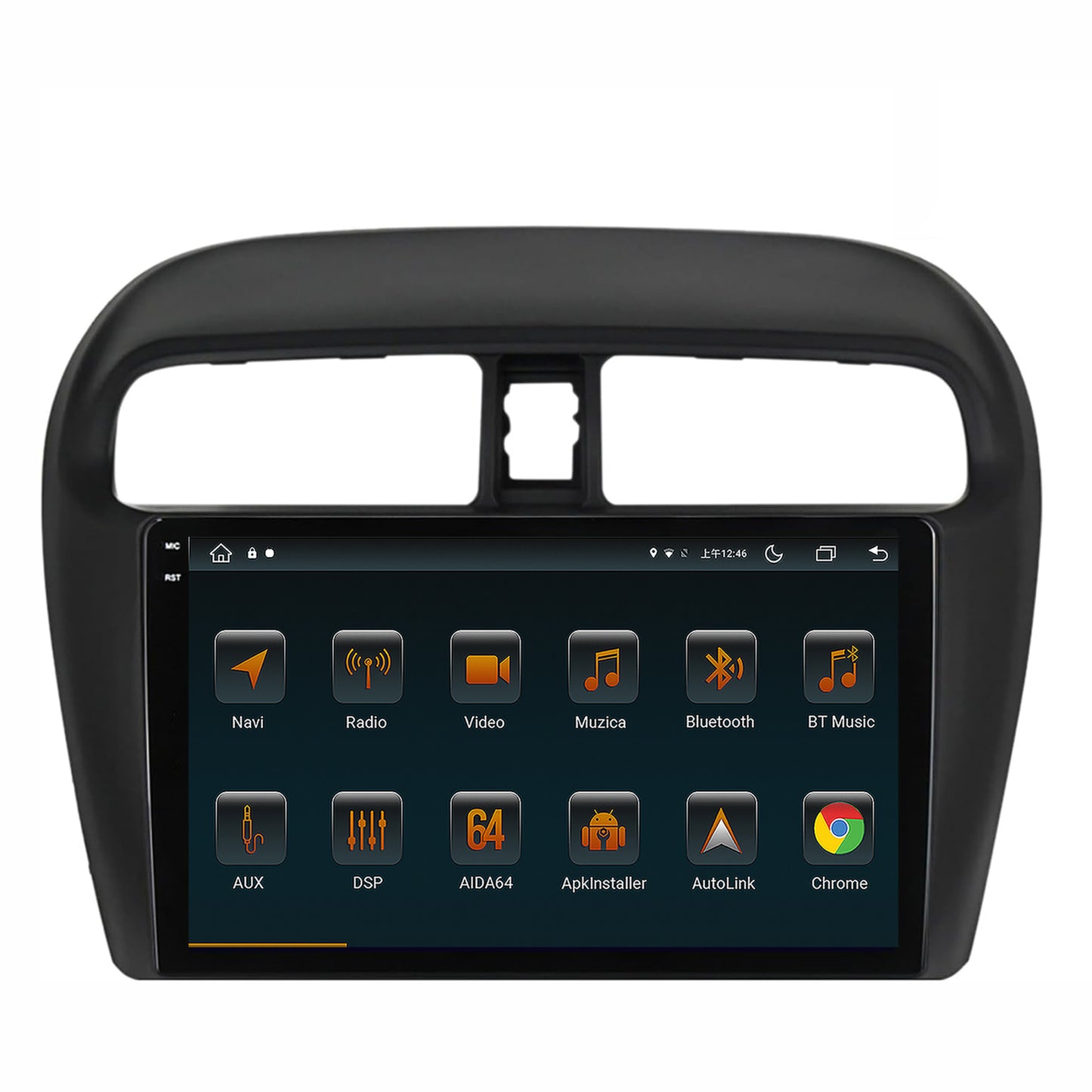Navigatie Mitsubishi Space Star / Mirage / Attrage, Android, V-Octacore / 4GB RAM + 64GB ROM, 9.5 Inch - AD-BGV9004+AD-BGRKIT267V3