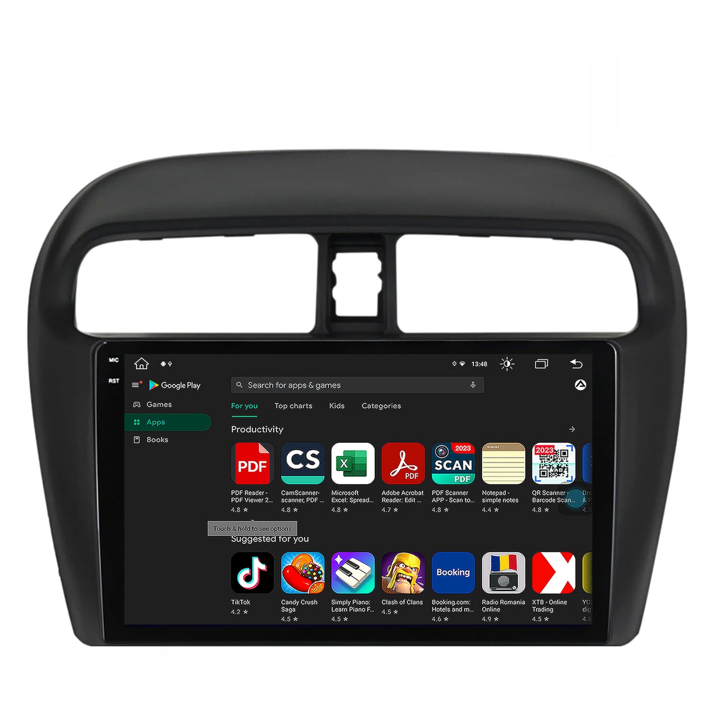 Navigatie Mitsubishi Space Star / Mirage / Attrage, Android, X-Octacore / 8GB RAM + 256GB ROM, 9.5 Inch - AD-BGX9008+AD-BGRKIT267V3