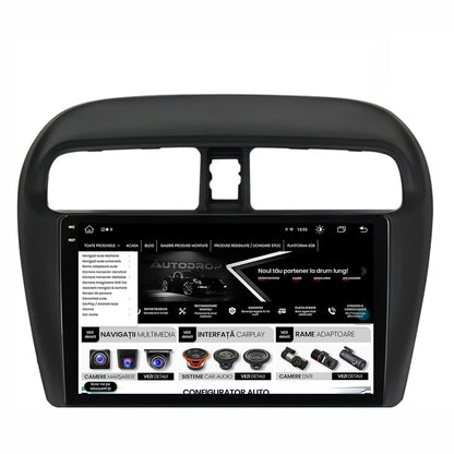 Navigatie Mitsubishi Space Star / Mirage / Attrage, Android, X-Octacore / 8GB RAM + 256GB ROM, 9.5 Inch - AD-BGX9008+AD-BGRKIT267V3