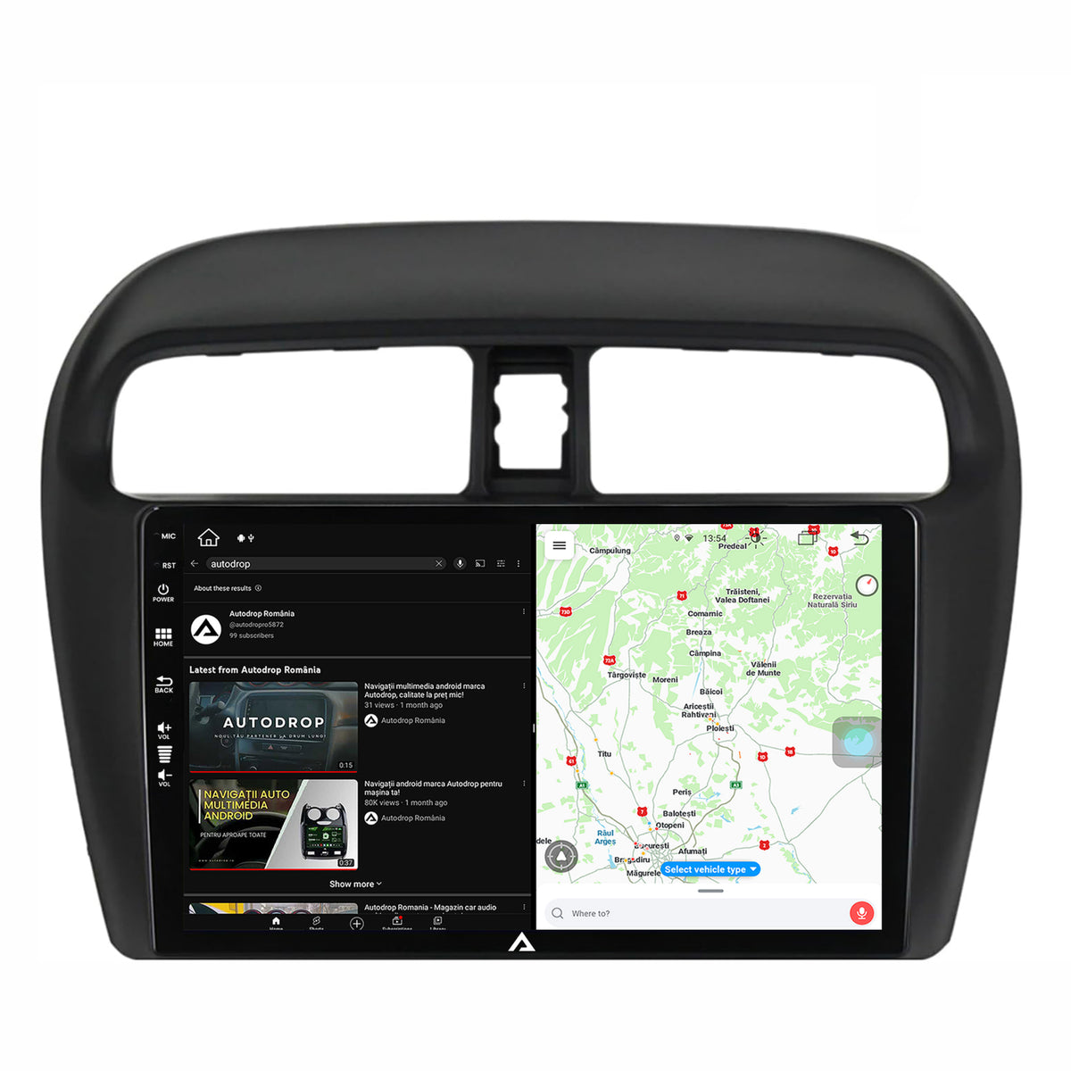 Navigatie Mitsubishi Space Star / Mirage / Attrage, Android, Z-Octacore / 8GB RAM + 256GB ROM, 9 Inch - AD-BGZ9008+AD-BGRKIT267V3