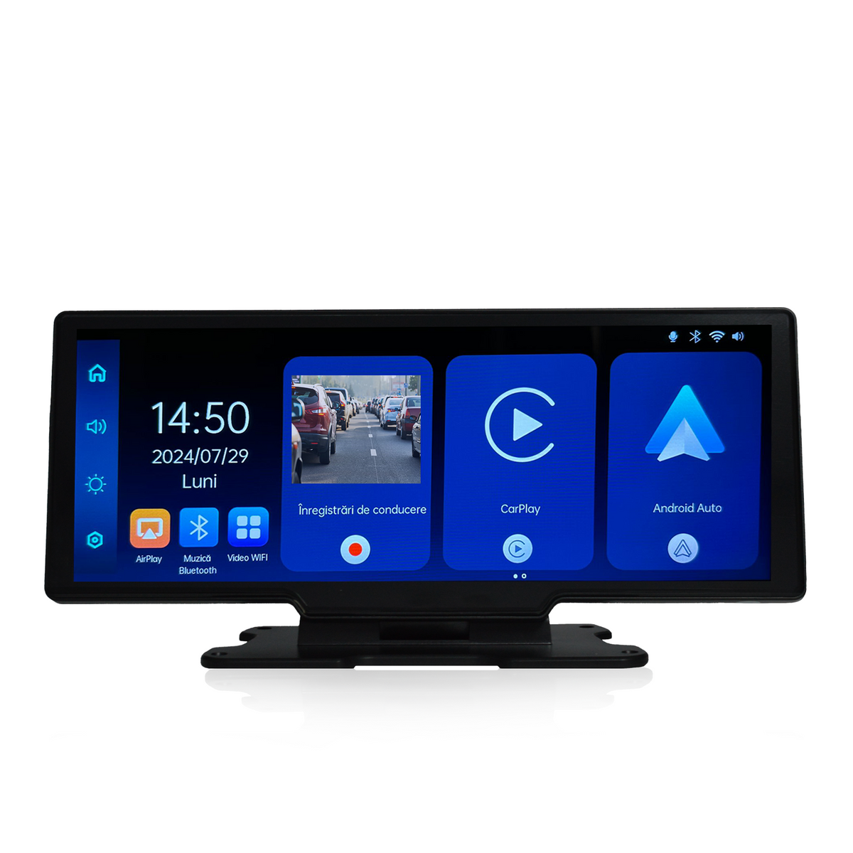 Navigatie Multimedia DVR, 2K, 10.26" touch screen, CarPlay si Android Auto wireless, Control vocal, Camera marsarier - AD-BGCMXP2