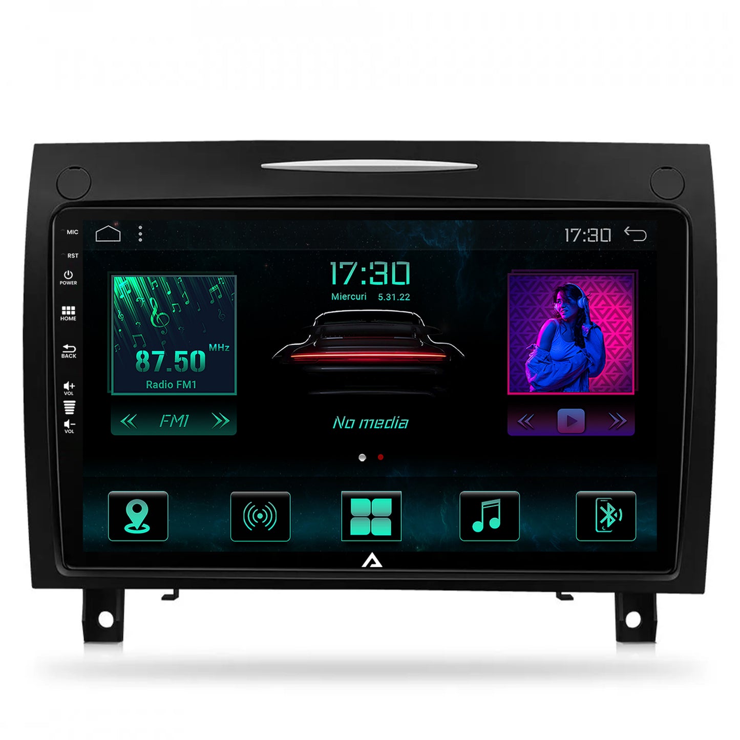 Navigatie Navigatie Benz SLK (2006-2010), Android, A-Octacore / 4GB RAM + 64GB ROM, 9 Inch - AD-BGA9004+AD-BGRKIT406V2