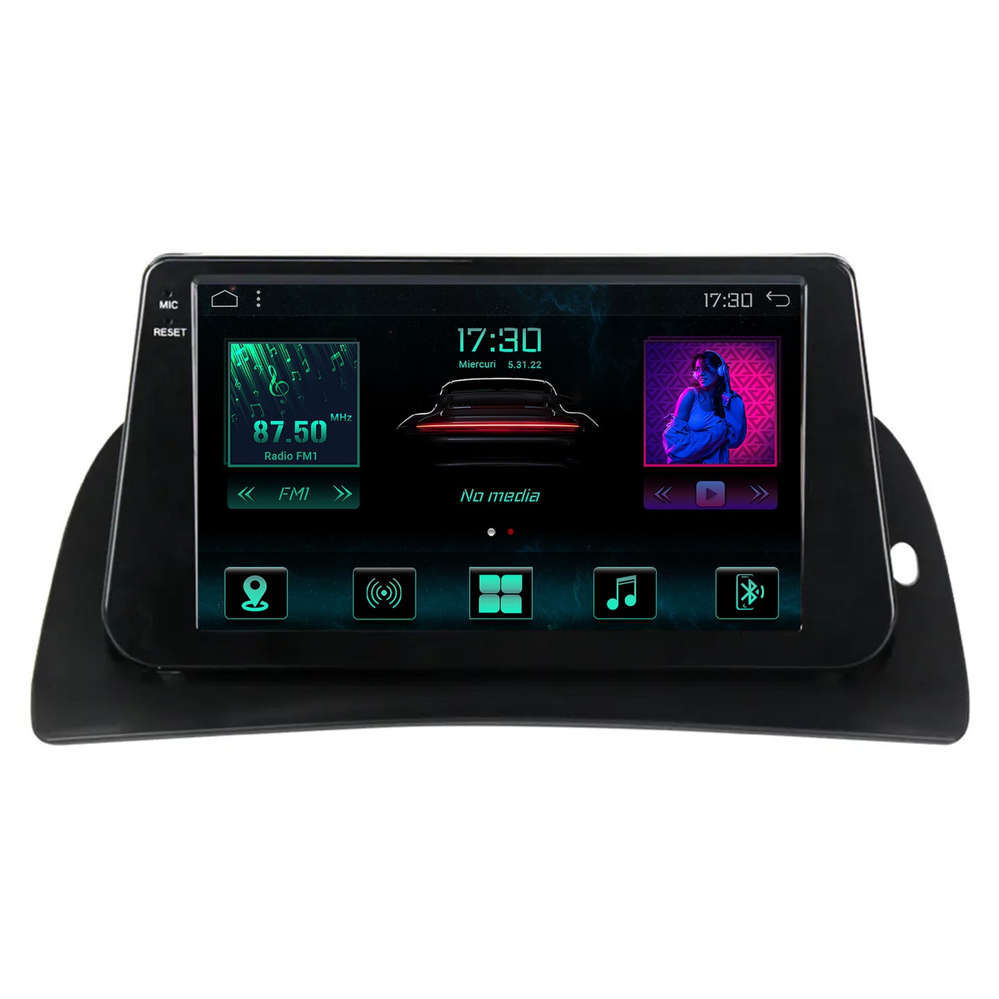 Navigatie Navigatie Renault Kangoo (2008-2021), Android, A-Octacore / 4GB RAM + 64GB ROM, 9 Inch - AD-BGA9004+AD-BGRKIT373