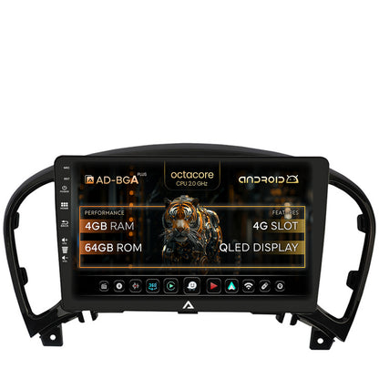 Navigatie Nissan Juke (2010-2019), Android, A-Octacore / 4GB RAM + 64GB ROM, 9 Inch - AD-BGA9004+AD-BGRKIT168