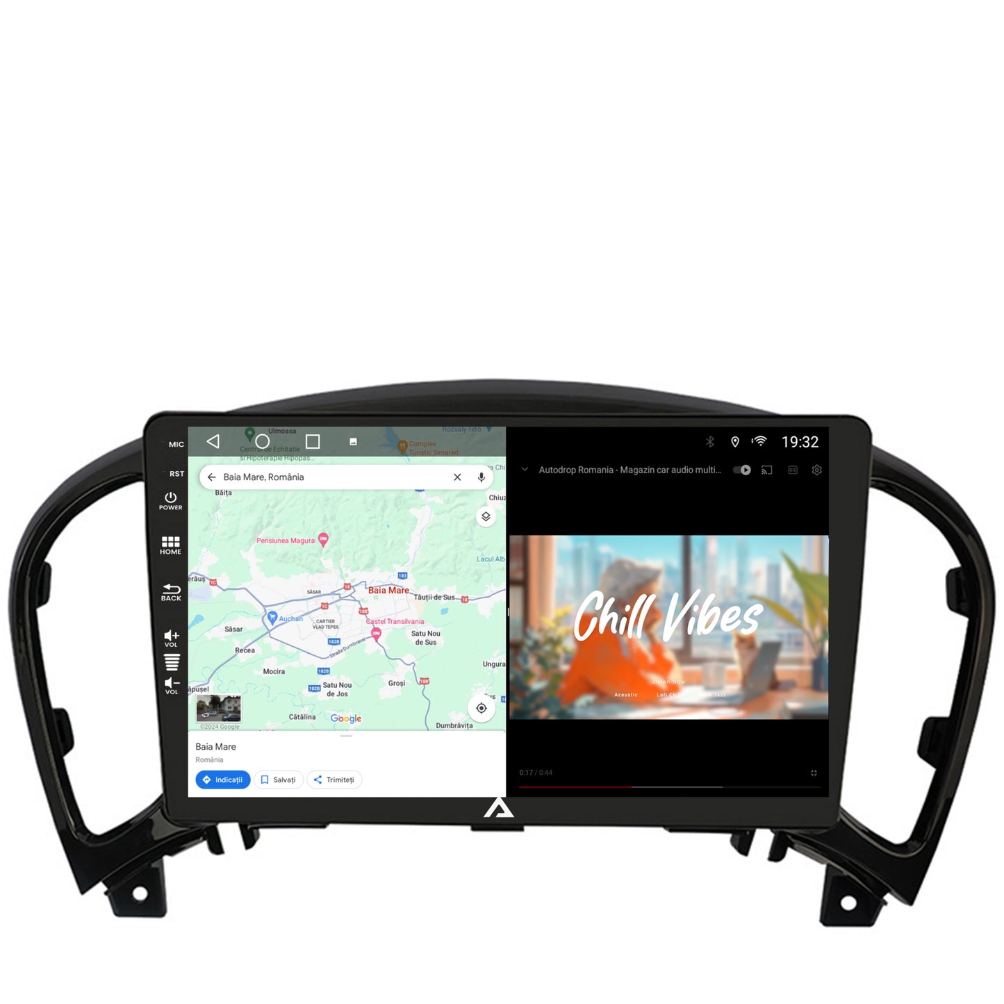 Navigatie Nissan Juke (2010-2019), Android, A-Octacore / 4GB RAM + 64GB ROM, 9 Inch - AD-BGA9004+AD-BGRKIT168